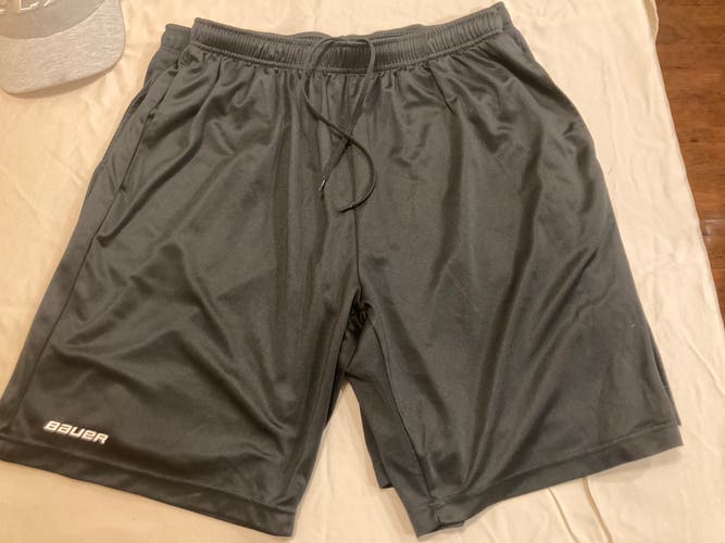 Bauer team training shorts black xl 3 Pack