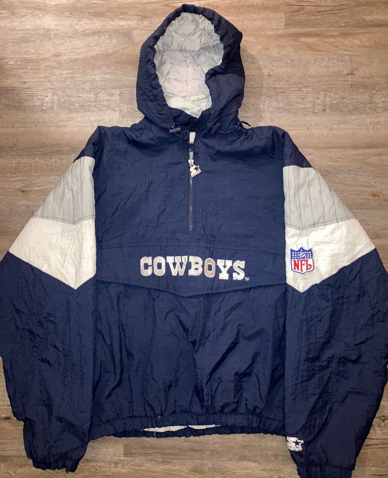 Dallas Cowboys Mens Winter Coat Starter NFL Size XL