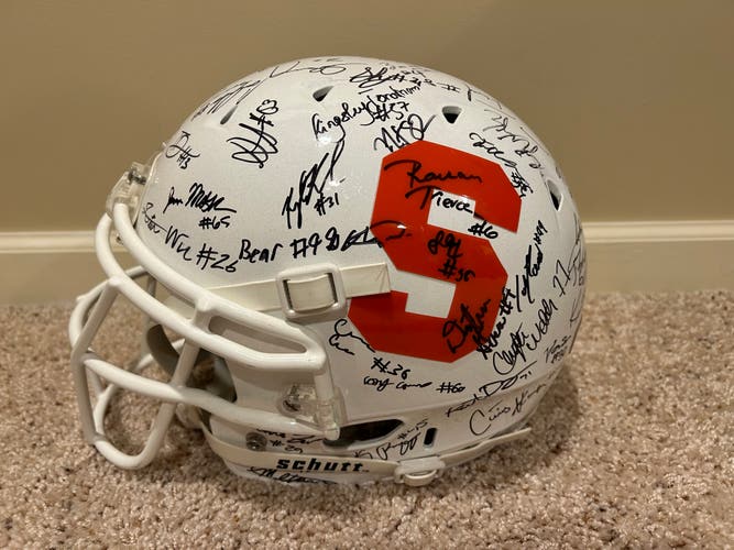 Signed Syracuse football helmet 2017