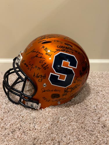 Syracuse football signed helmet