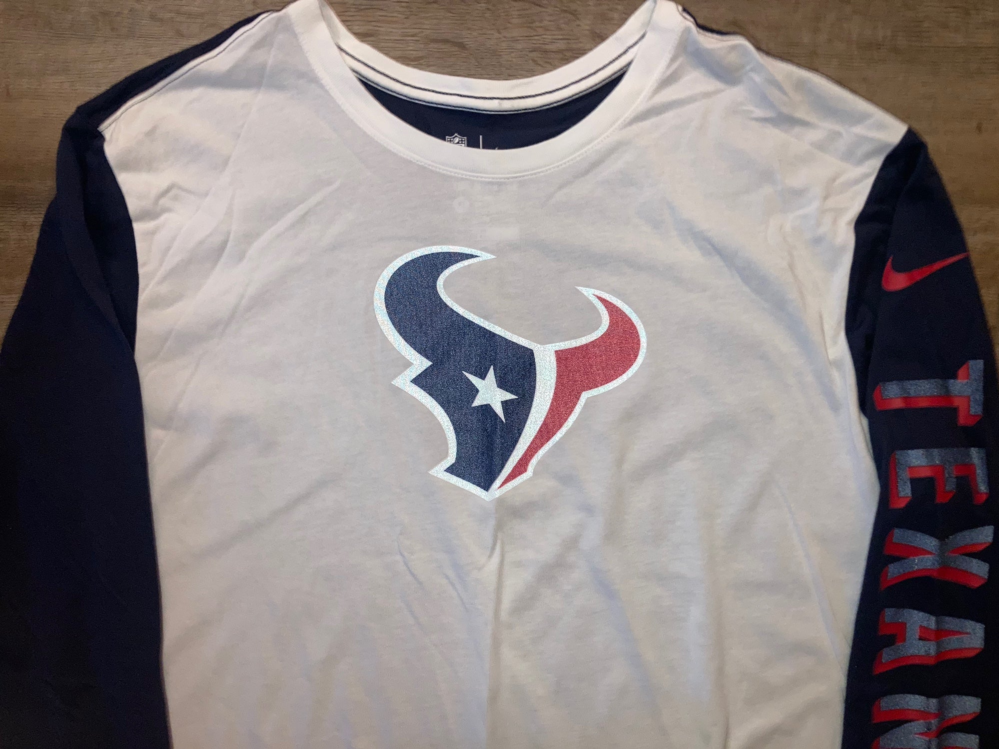 Nike Dri-FIT Sideline Team (NFL Houston Texans) Men's Long-Sleeve T-Shirt.