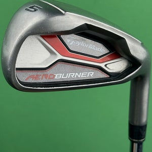 TaylorMade Aeroburner Single 5 Iron 22* Steel REAX 88 Stiff S-Flex RH #2256