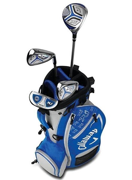 PowerBilt Junior Tour Golf Club Set, Lightweight, For Ages 5-8, Right-Hand,  Blue