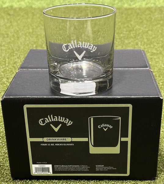 Callaway Golf Limited Edition Pilsner Beer Glasses Set of 4 New RARE!  #43403