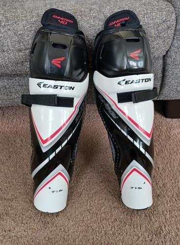 Used Easton Synergy 40 Shin Pads