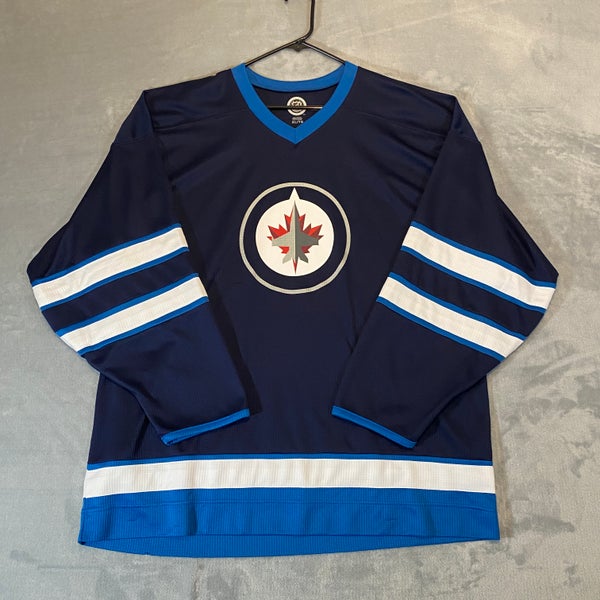 Winnipeg Jets NHL CCM CIRCA 1950 HERITAGE CCM WOOL JERSEY SWEATER