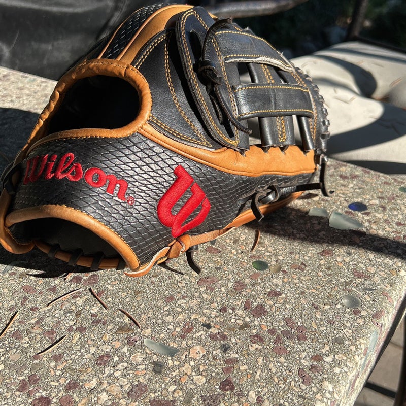 Wilson 2017 A2K David Wright Game Model Baseball Glove GreyRoyalOrange 12  inch