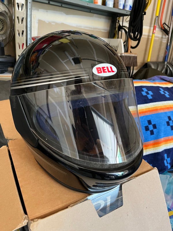 Black Used Bell Motorcycle Helmet