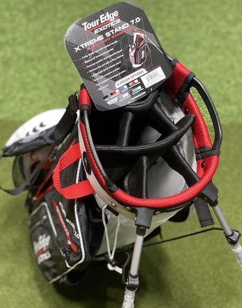 Tour Edge Exotics Xtreme 7.0 Cart Bag (Black Red White)