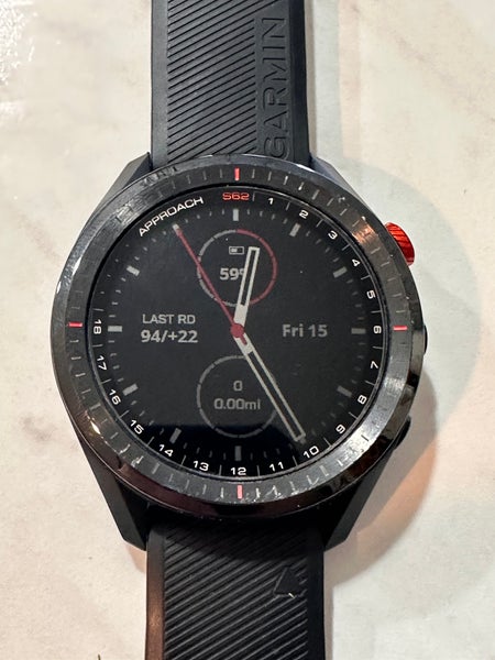 Garmin Approach S62 Golf Watch (Black) | SidelineSwap