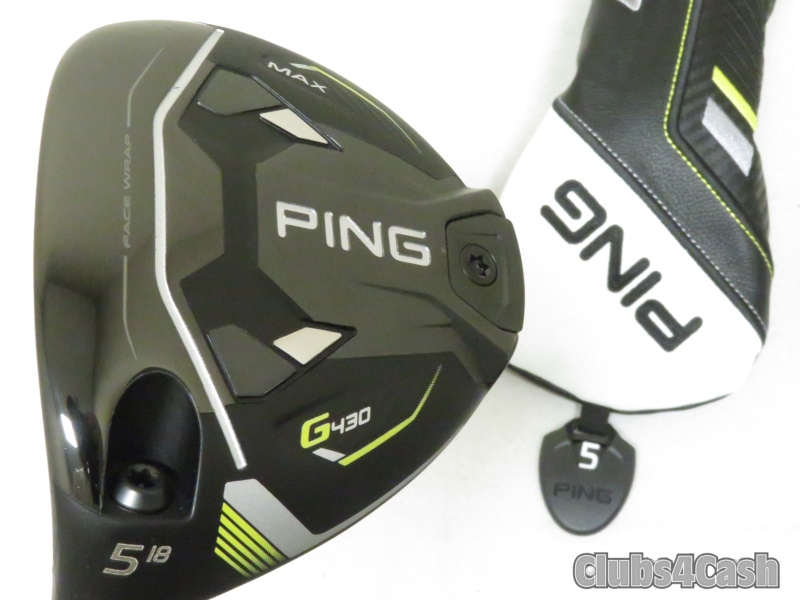 PING G430 Max Fairway 18° 5 Wood HZRDUS Red Smoke RDX 5.5 Regular +Cover LEFT LH