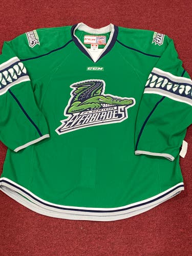 Florida Everblades Green New Size 56 CCM Jersey Item#PSFLCCM