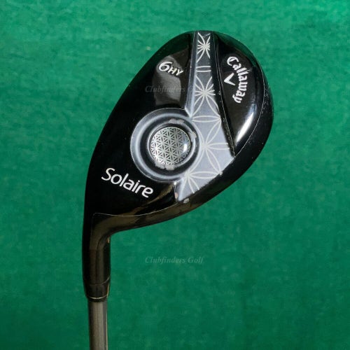 LH Lady Callaway Solaire 6 Hybrid Factory Graphite Ladies *Dent*