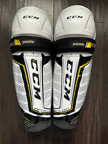 New CCM Super Tacks AS1 Shin Pads 15”