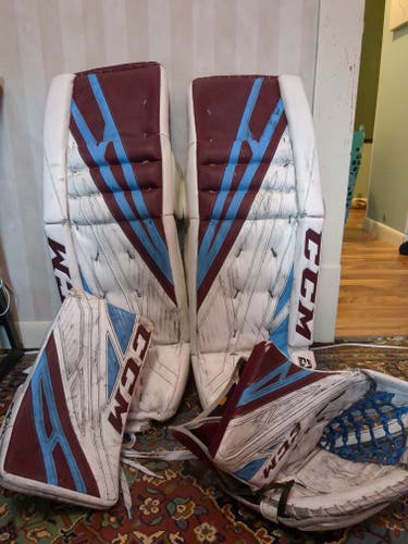 Used 34" CCM Regular Extreme Flex 4 Goalie Full Set Pro Stock