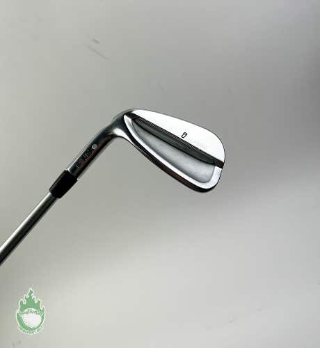 Used LEFT HAND Ping White Dot iBlade Pitching Wedge X-Stiff Steel Golf Club