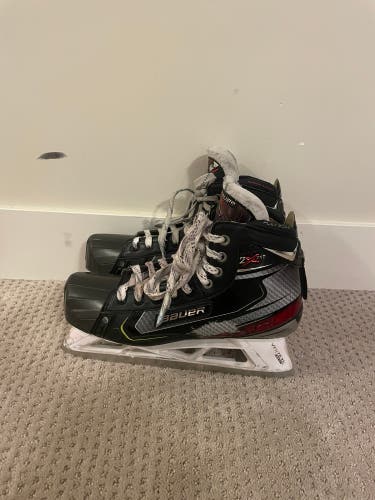 Used Bauer Regular Width Size 9.5 Vapor 2X Pro Hockey Goalie Skates