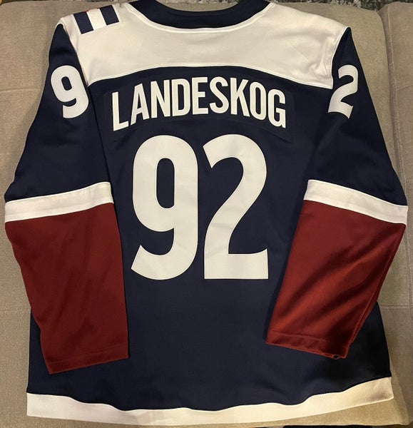 Gabriel Landeskog Colorado Avalanche Signed Alt Adidas Jersey