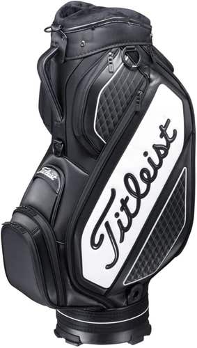 Titleist Mid Staff Bag 2020 (Black/White) 6-way top Golf NEW