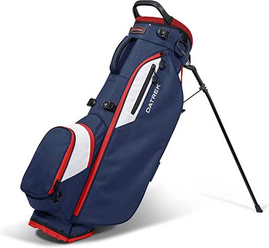 Datrek Carry Lite Stand Bag (10.5", 4-way top, Navy/Red/White) 2022 NEW