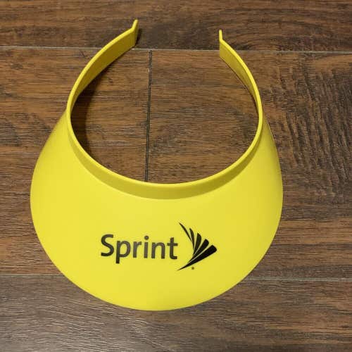 Sprint Nextel Cellphones Yellow Plastic Promotional Sun Visor Hat