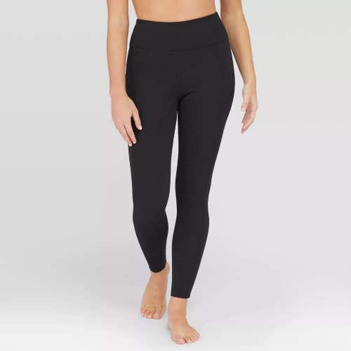 NWT Assets by Spanx Ponte Shaping Flare Leggings Black Size Small