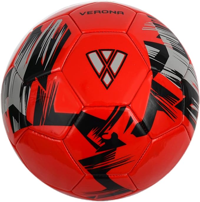 Vizari 'Verona' Soccer Ball | Red Size 3 | VZBL91770-3