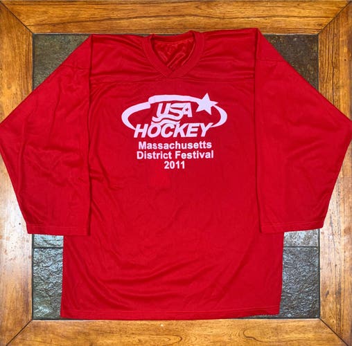 USA Hockey Red New Large Jersey