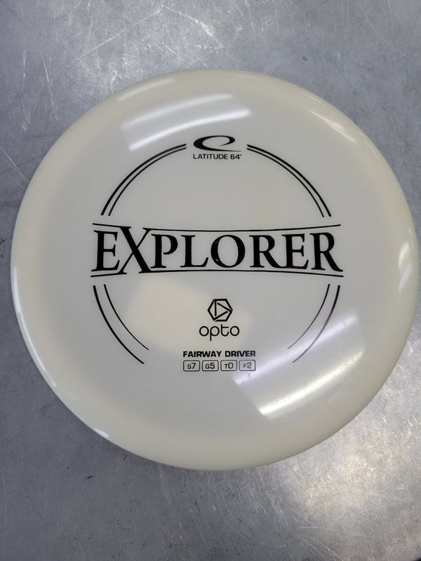 Used Latitude 64 Explorer Opto 166g Disc Golf Drivers