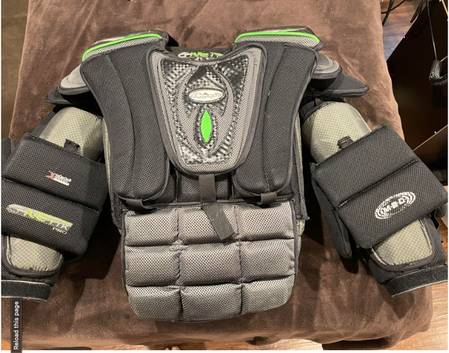 Used Large/Extra Large Brian's G-Netik Pro II Goalie Chest Protector