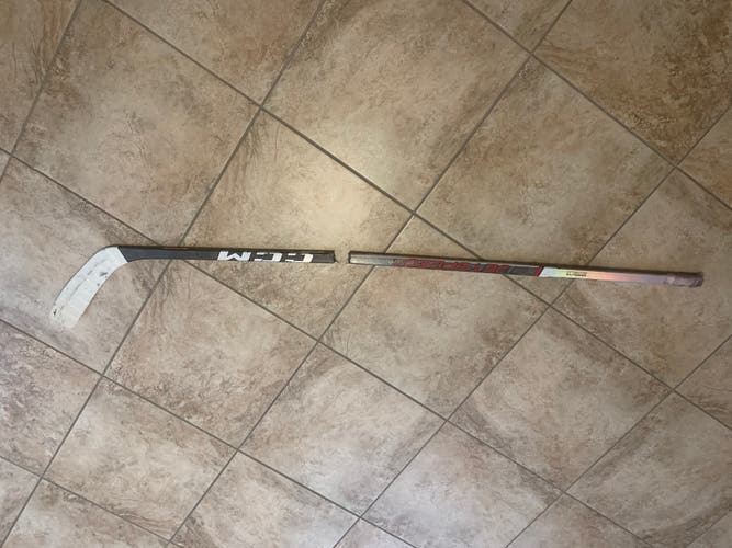 Broken CCM Pro Stock JetSpeed FT6 Pro Hockey Stick