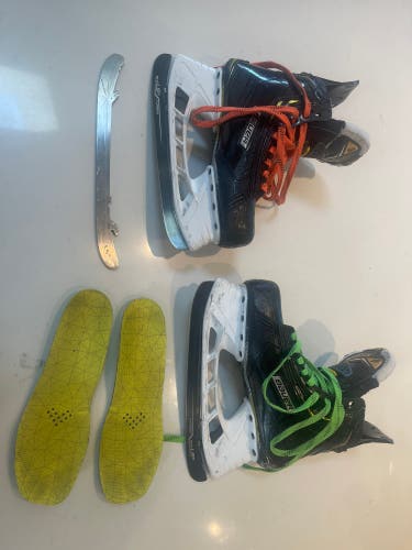 Used Bauer Extra Wide Width  Size 5.5 Supreme 2S Pro Hockey Skates