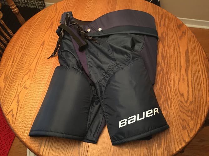 Senior New Large Bauer NSX Hockey Pants - Navy