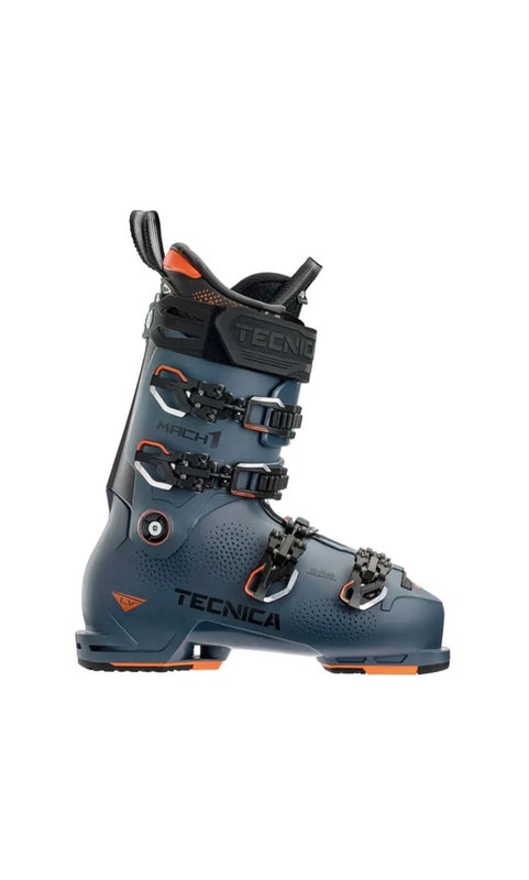 2023 Used Tecnica Mach 1 LV 130 Ski Boots and New Liners - 26.5