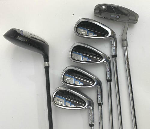 Ram G-Force Ti-Matrix 6,8,9,PW Putter, 3 Wood Irons Golf Clubs Uniflex