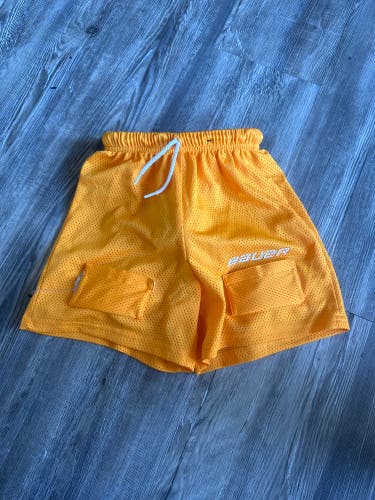 Youth XS Yellow Bauer Core Jock Shorts