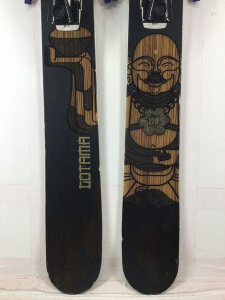 Volkl Gotama 178 cm DEMO Expert Freeride Rocker Skis w/ Salomon