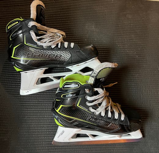 Used Bauer Regular Width Size 8 GSX Hockey Goalie Skates