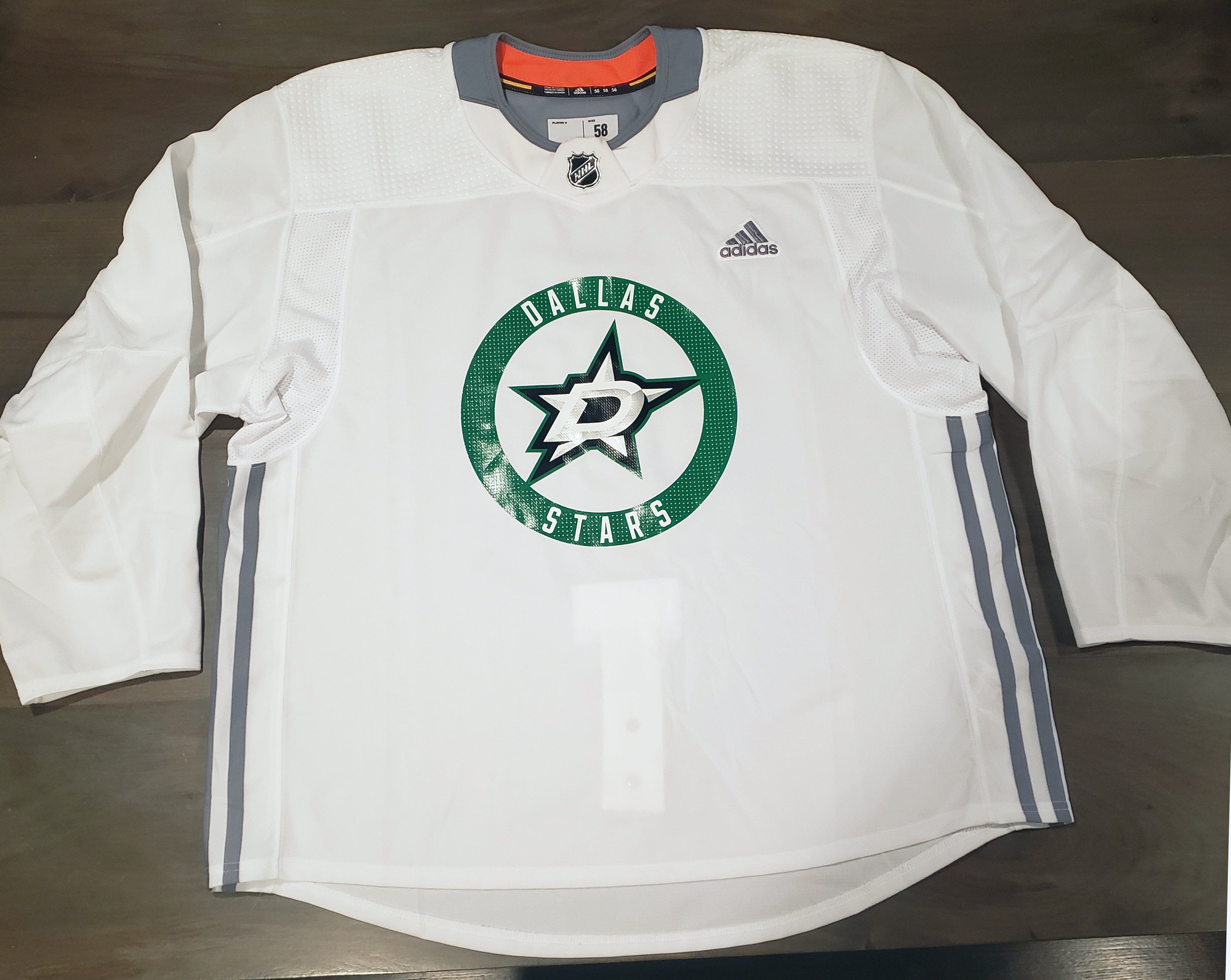 Dallas Stars Adidas MIC Pro Stock Hockey Practice Jersey Size 56