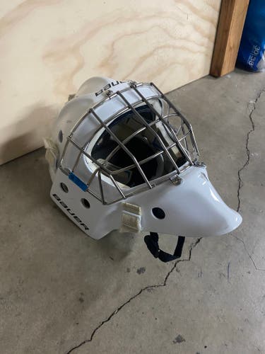 Used Bauer Pro Stock Goalie Mask