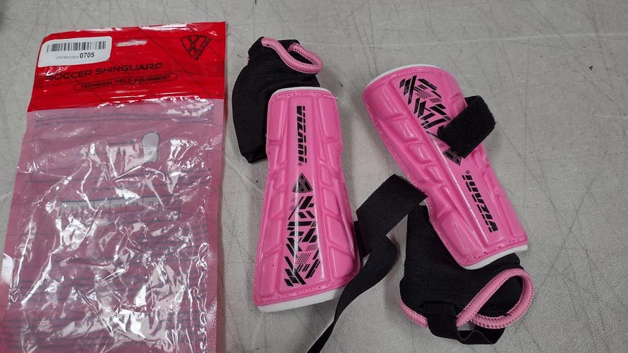 Vizari Malaga Soccer Shin Guards | Pink Size XSmall | VZSG70084-XS