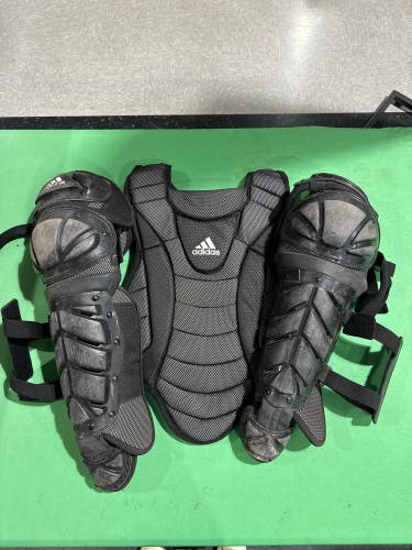 Used Adidas Catcher's Set (Shin Guards & Chest Protector)