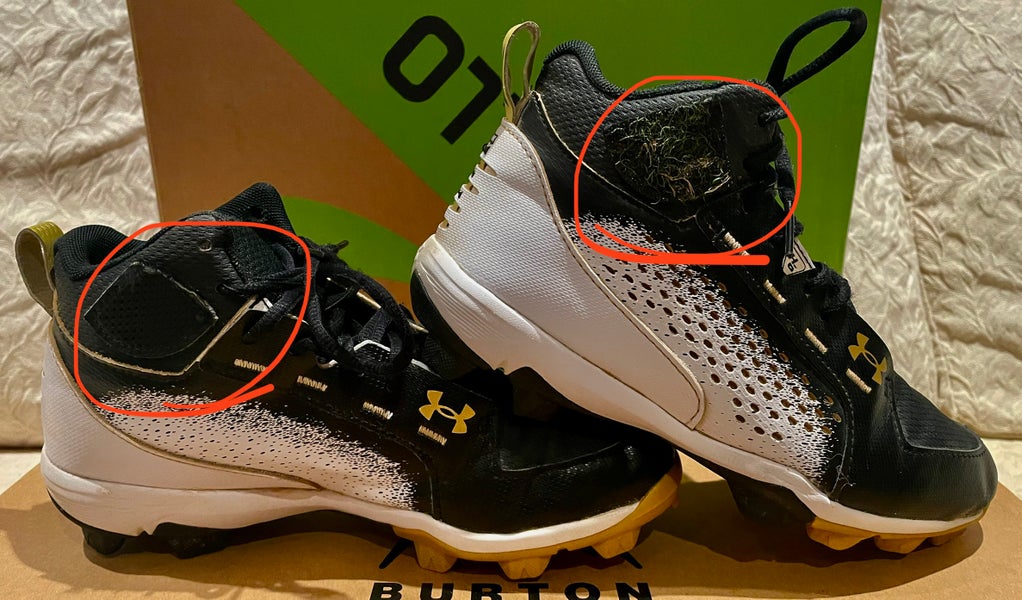 Gold under clearance armour baseball cleats