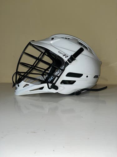 White Cascade Lacrosse CPX-R Helmet