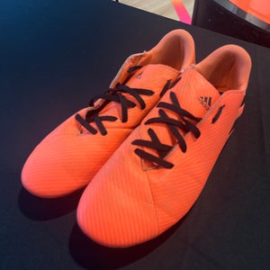 Orange Used Men's 9.0 (W 10.0) Molded Adidas Nemeziz Cleats