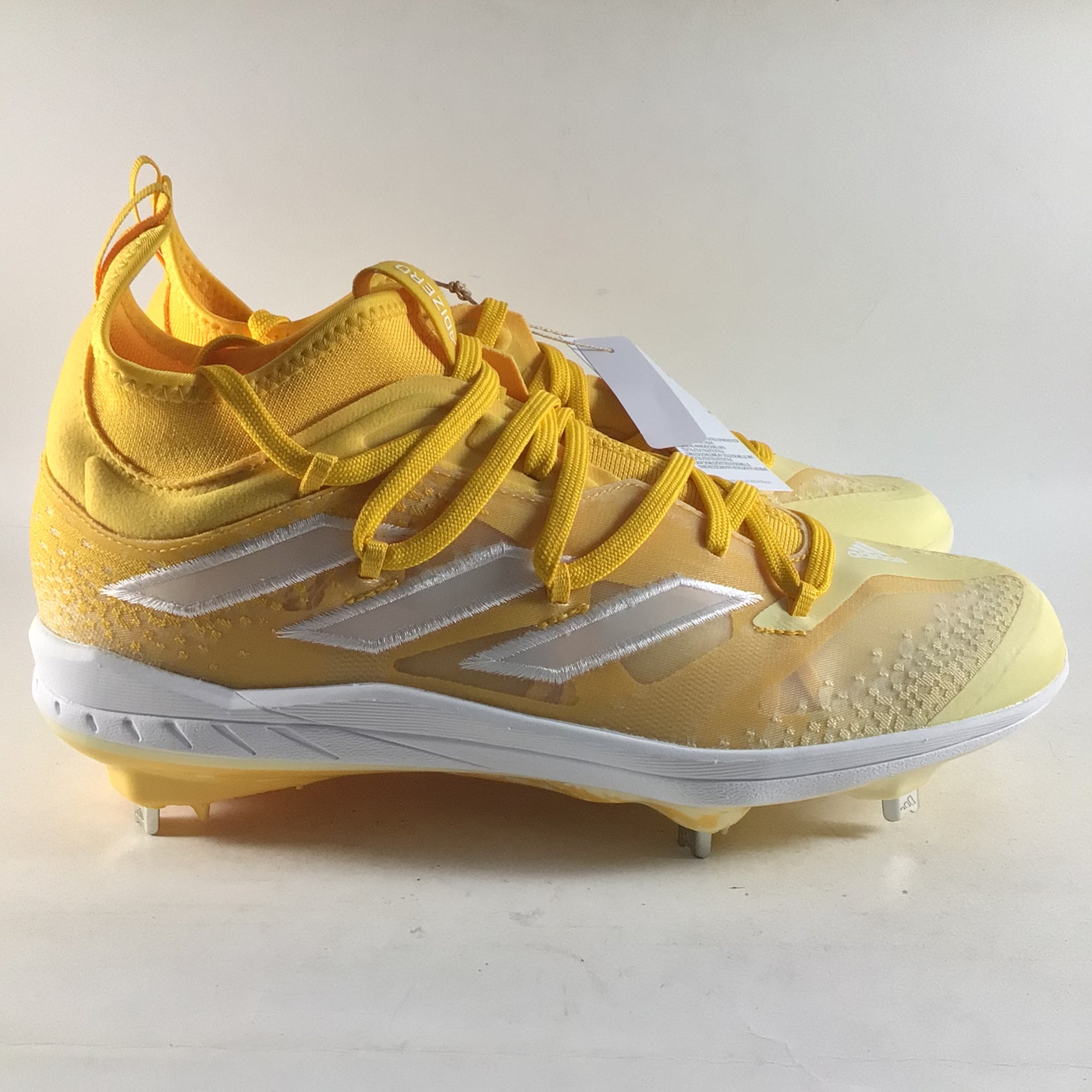 Adidas Adizero Afterburner 8 NWV Baseball Cleats Black Gold H00987 Mens 9  Metal