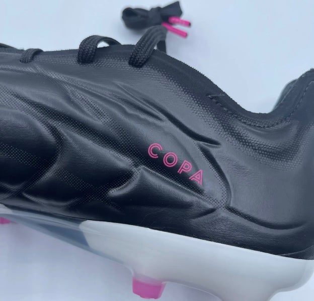 Adidas Copa Pure.1 FG Black Team Shock Pink Soccer Cleats  display picture 3