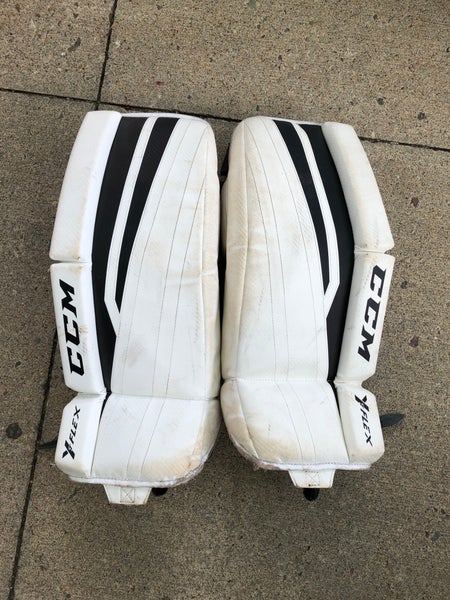 Used 22" CCM Y-Flex Goalie Leg Pads
