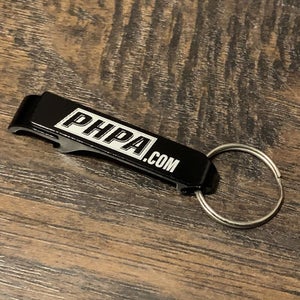 Professional Hockey Player's Association PHPA Black Bottle Opener Key Chain