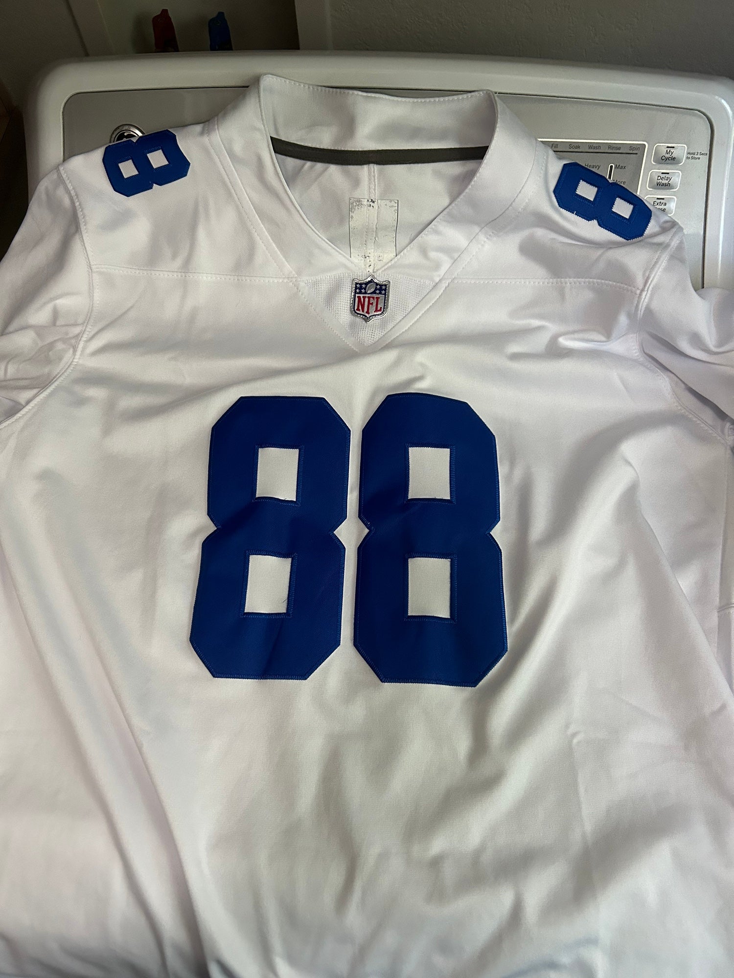 Reebok, Shirts, Official Nfl Dallas Cowboys Jersey 97 Laroi Glover2022005